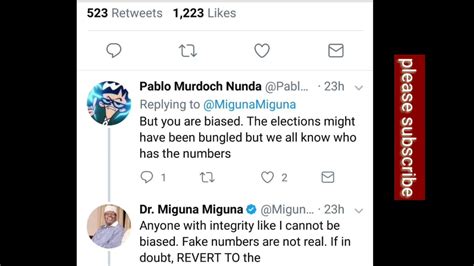 miguna miguna tweets